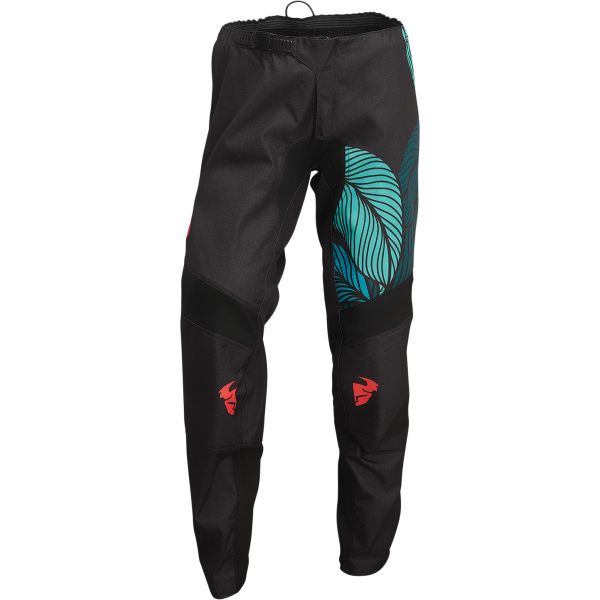 Pants MX-Enduro Thor Lady Moto MX Pants Sector Black/Teal