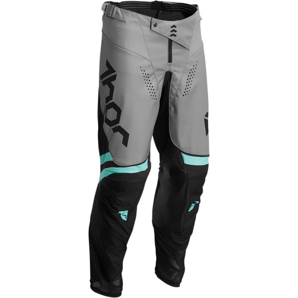 Pants MX-Enduro Thor Moto MX Pants Pulse Cube Black/Mint
