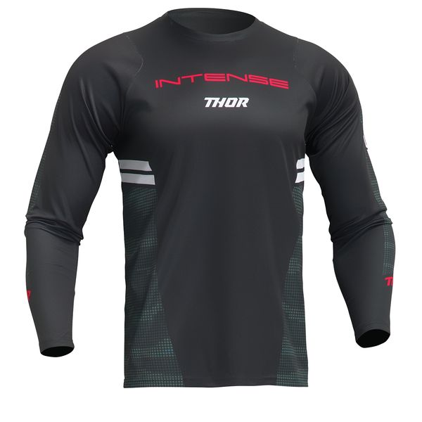 Tricouri Bike Thor Tricou Bike INT LS BERM BK/C 24