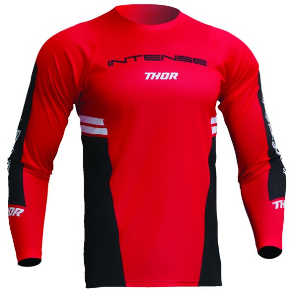 Tricouri Bike Thor Tricou Bike INT LS BERM RD/BK 24