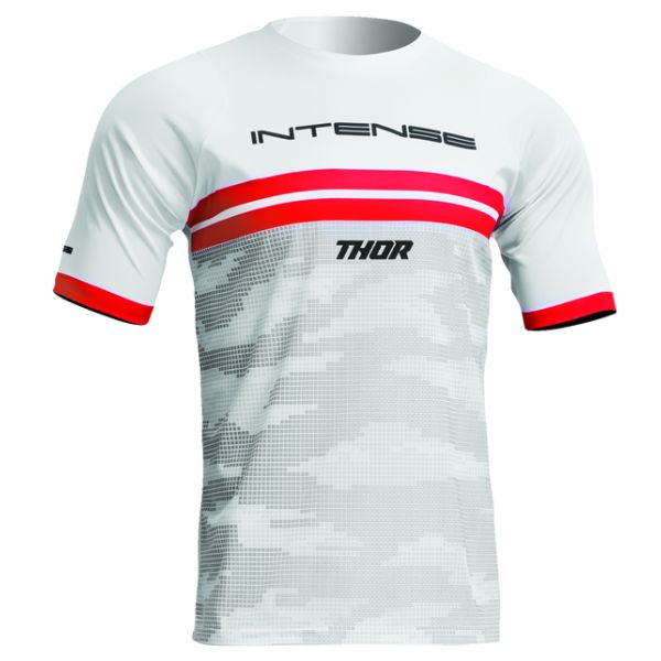 Tricouri Bike Thor Tricou Bike INT SS DECOY WH/C 24