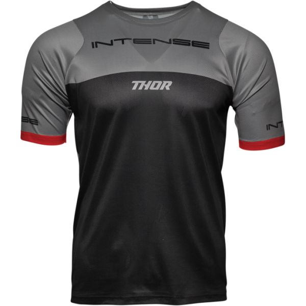 Tricouri Bike Thor Tricou Bike INTENSE SS BK/GY 24