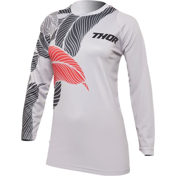 Tricouri MX-Enduro Thor Tricou Enduro Dama Sector Urth Gray/Orange