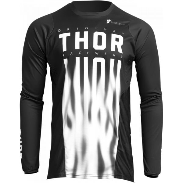 Jerseys MX-Enduro Thor Enduro Jersey Pulse Vapor Black/White