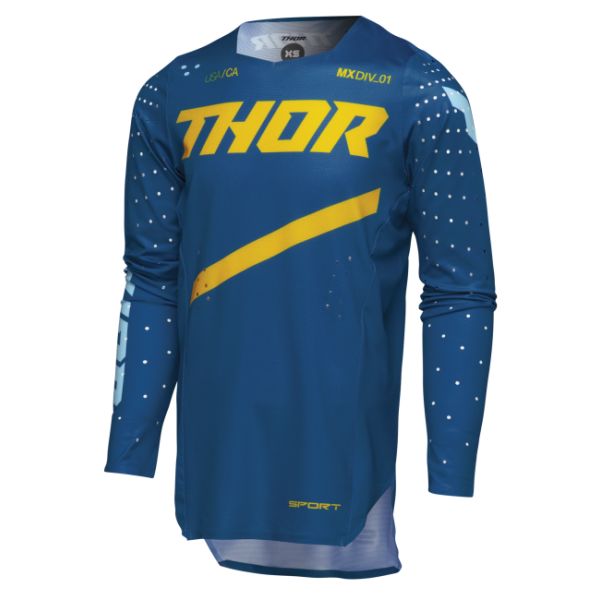 Tricouri MX-Enduro Copii Thor Tricou Moto MX/Enduro Copii Sportmode Brave Blue 25