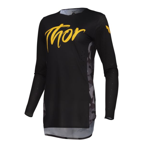 Tricouri MX-Enduro Thor Tricou Moto MX/Enduro Dama Sportmode Shadow Black 25