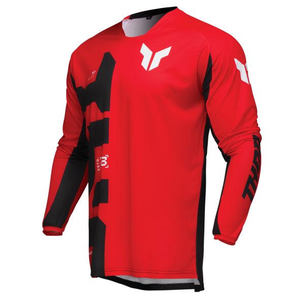 Tricouri MX-Enduro Thor Tricou Moto MX/Enduro Launchmode Forge Red 25