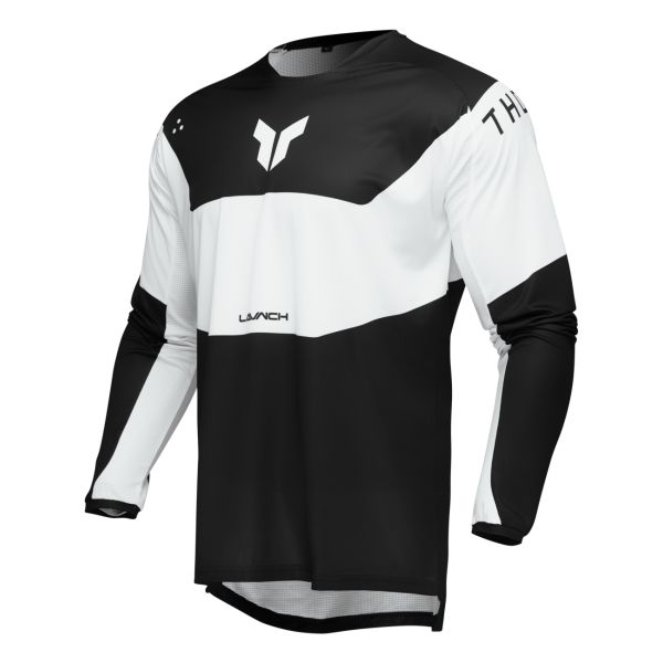 Tricouri MX-Enduro Thor Tricou Moto MX/Enduro Launchmode Storm Black 25