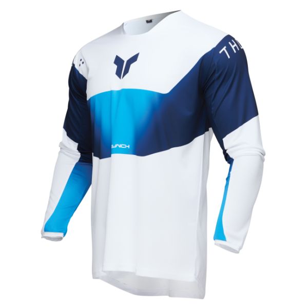 Tricouri MX-Enduro Thor Tricou Moto MX/Enduro Launchmode Storm White 25