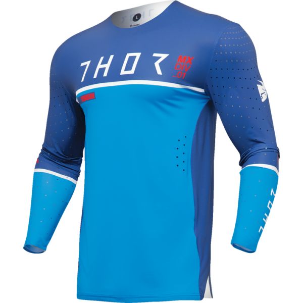 Tricouri MX-Enduro Thor Tricou Moto Mx/Enduro Prime Ace Navy/Blue 2024