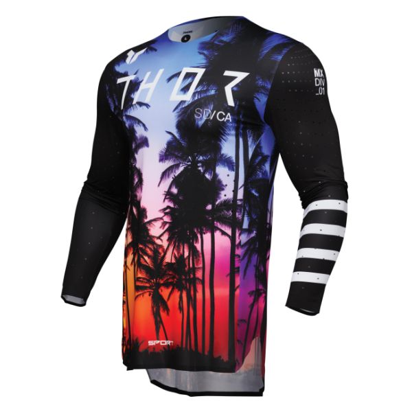 Tricouri MX-Enduro Thor Tricou Moto MX/Enduro Sportmode SD Black 25