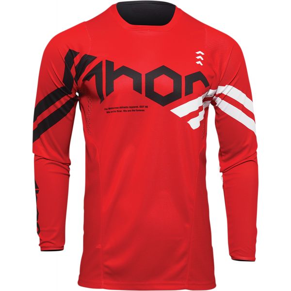 Jerseys MX-Enduro Thor Moto MX Jersey Pulse Cube Red/White