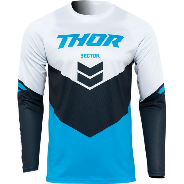 Jerseys MX-Enduro Thor Moto MX Jersey Sector Chev Blue/Midnight Blue