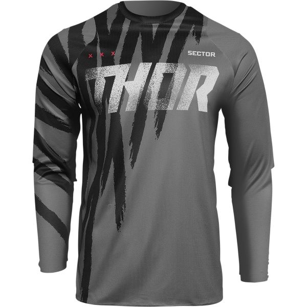 Jerseys MX-Enduro Thor Moto MX Jersey Sector Tear Gray/Black