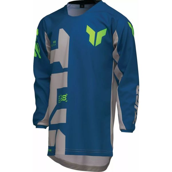 Tricouri MX-Enduro Copii Thor Tricou MX/Enduro Copii Youth Launchmode Forge Blue 2025