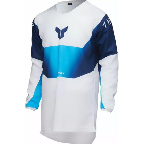 Tricouri MX-Enduro Copii Thor Tricou MX/Enduro Copii Youth Launchmode Storm White 2025