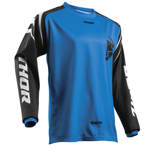 Kids Jerseys MX-Enduro Thor YOUTH SECTOR ZONES S8Y OFFROAD JERSEY BLUE