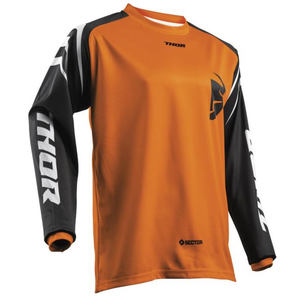 Kids Jerseys MX-Enduro Thor YOUTH SECTOR ZONES S8Y OFFROAD JERSEY ORANGE
