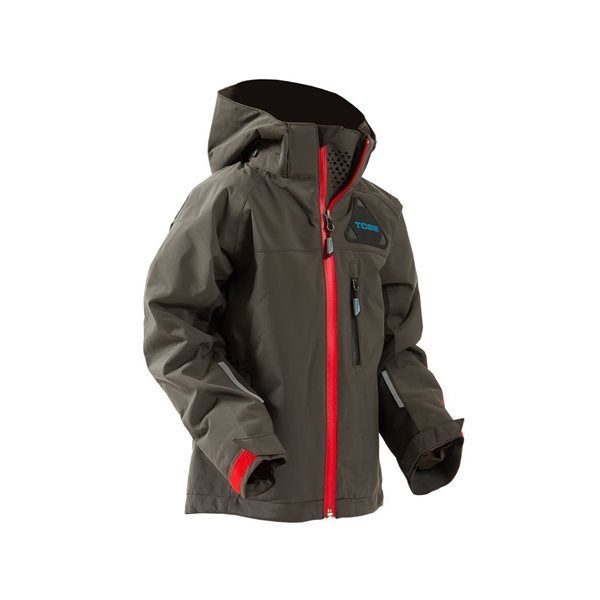 Tobe Kids Snowmobil Non-Insulated Jacket Novus Dark Ink
