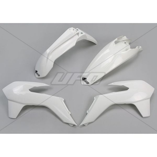 Plastice MX-Enduro Ufo Kit Complet Plastice KTM EXC 2014-2016 White KTKIT516-047