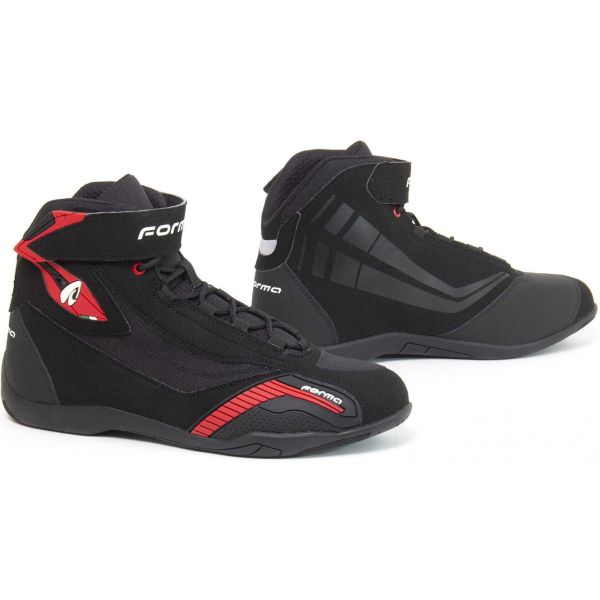 Cizme Moto Scurte/Urban Forma Boots Ghete Moto Genesis Black/Red