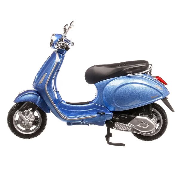 Machete On Road Maisto Macheta Moto Vespa Primavera Blue 150 32721 1:12