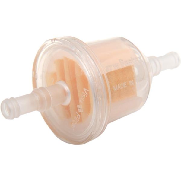 Fuel Filters Visu Filter IN LINE FUEL FILTER DRUM SHAPE DUAL 1/4