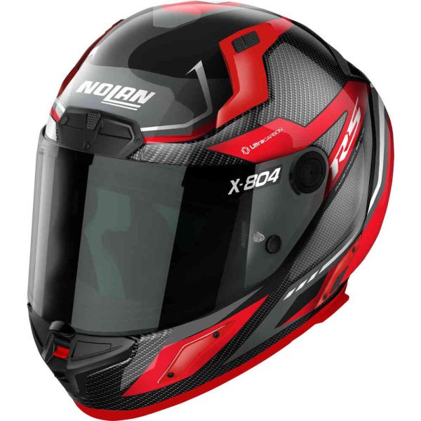 Casti Moto Integrale Nolan Casca Moto Full-Face X-804 Rs Ultra Carbon Maven Carbon Red/White/Grey 2024