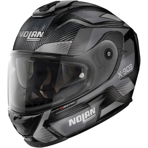 Casti Moto Integrale Nolan Casca Moto Full-Face X-903 Ultra Carbon Highspeed N-Com Flat Carbon Anthracite 24