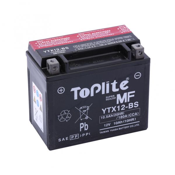  Yuasa Toplite TOPLITE YUASA - YTX12-BS (FARA INTR., INCL. ACID)