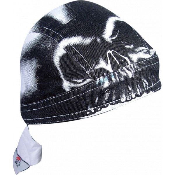 Face Masks ZanHeadGear Headwrap Flydanna Road Hog Airbrushed Skull One Size Zsg031