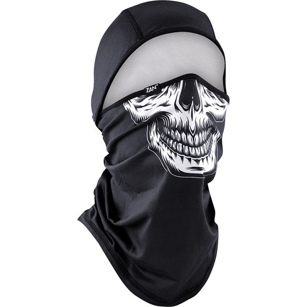 Cagule si Termice ZanHeadGear Cagula Sportflex Bkwht Skul Wb4L002