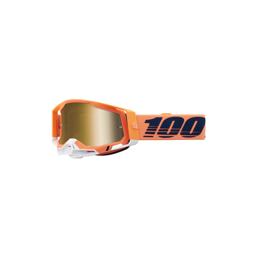 Enduro Moto Goggles Racecraft 2 Coral Mirrored Lens