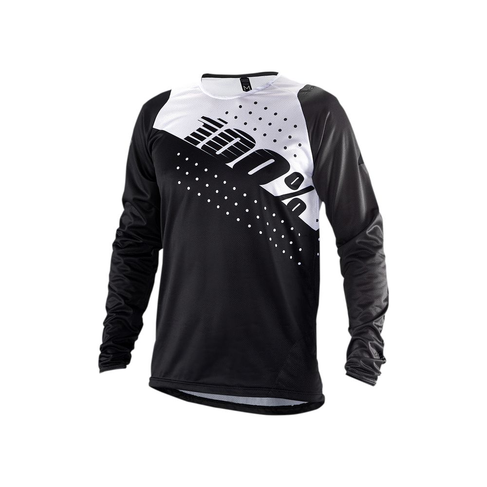 Bike Jersey LS R-CORE BK/WH 24