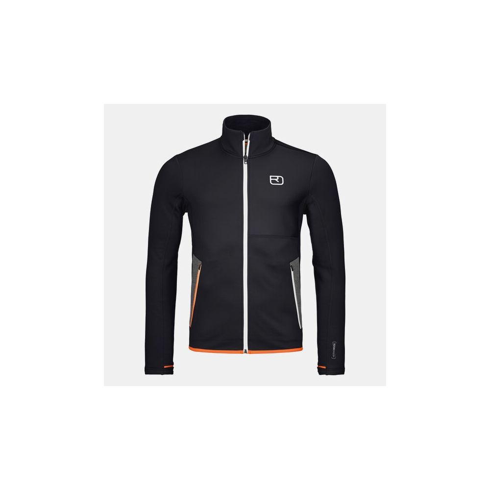 Snowmobil Fleece Jacket M Black Raven