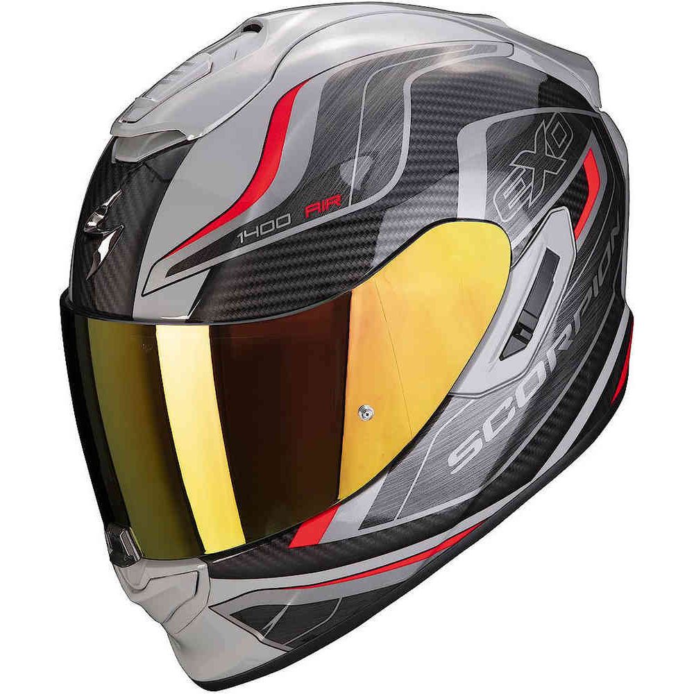 Moto Helmet Full-Face 1400 Evo Air Attune Negru/Gri/Rosu