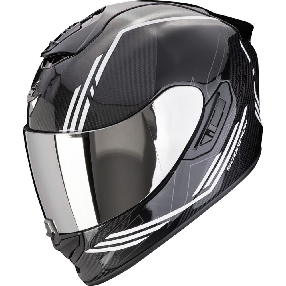 Full-Face Moto Helmet EXO 1400 Evo 2 Carbon Air Reika Black/White 24
