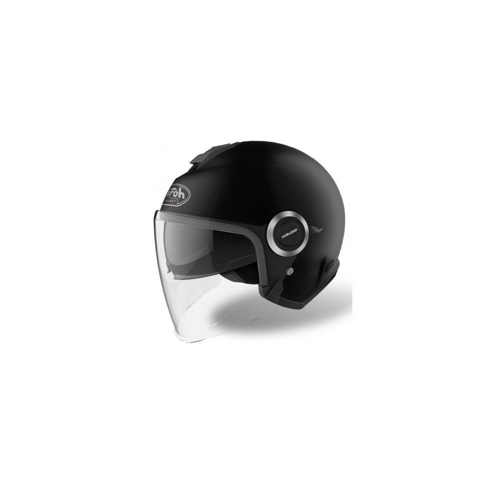 Moto Helmet Jet Helios  Black Matt