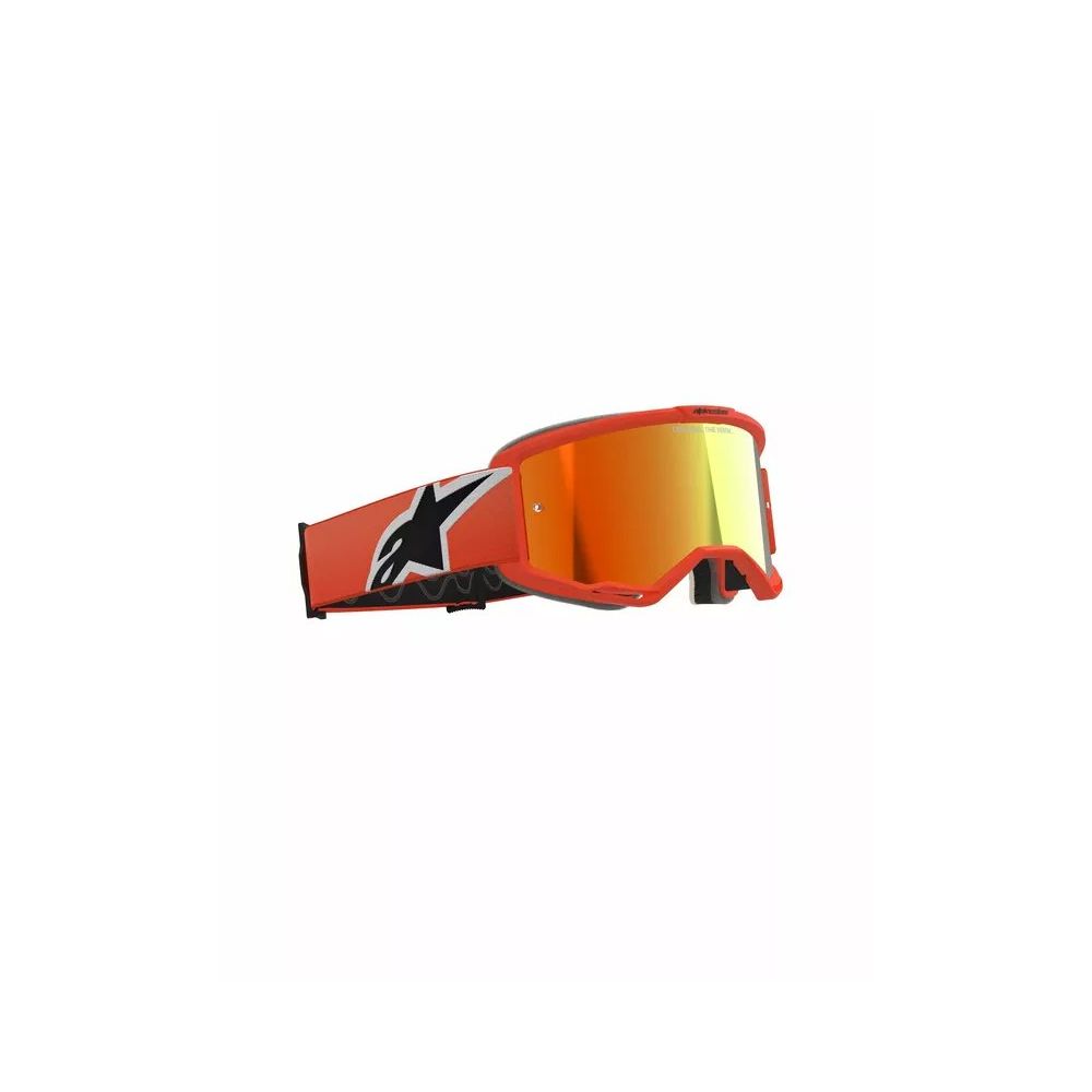 Ochelari Moto MX/Enduro Vision 5 Corp Orange/Mirror Red