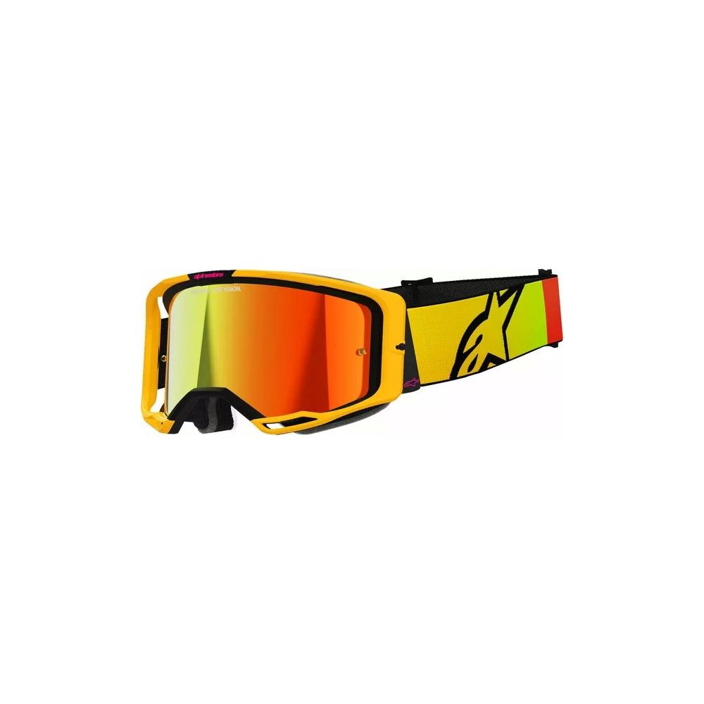 MX/Enduro Goggles Vision 8 Corp Yellow/Pink/Mirror Red