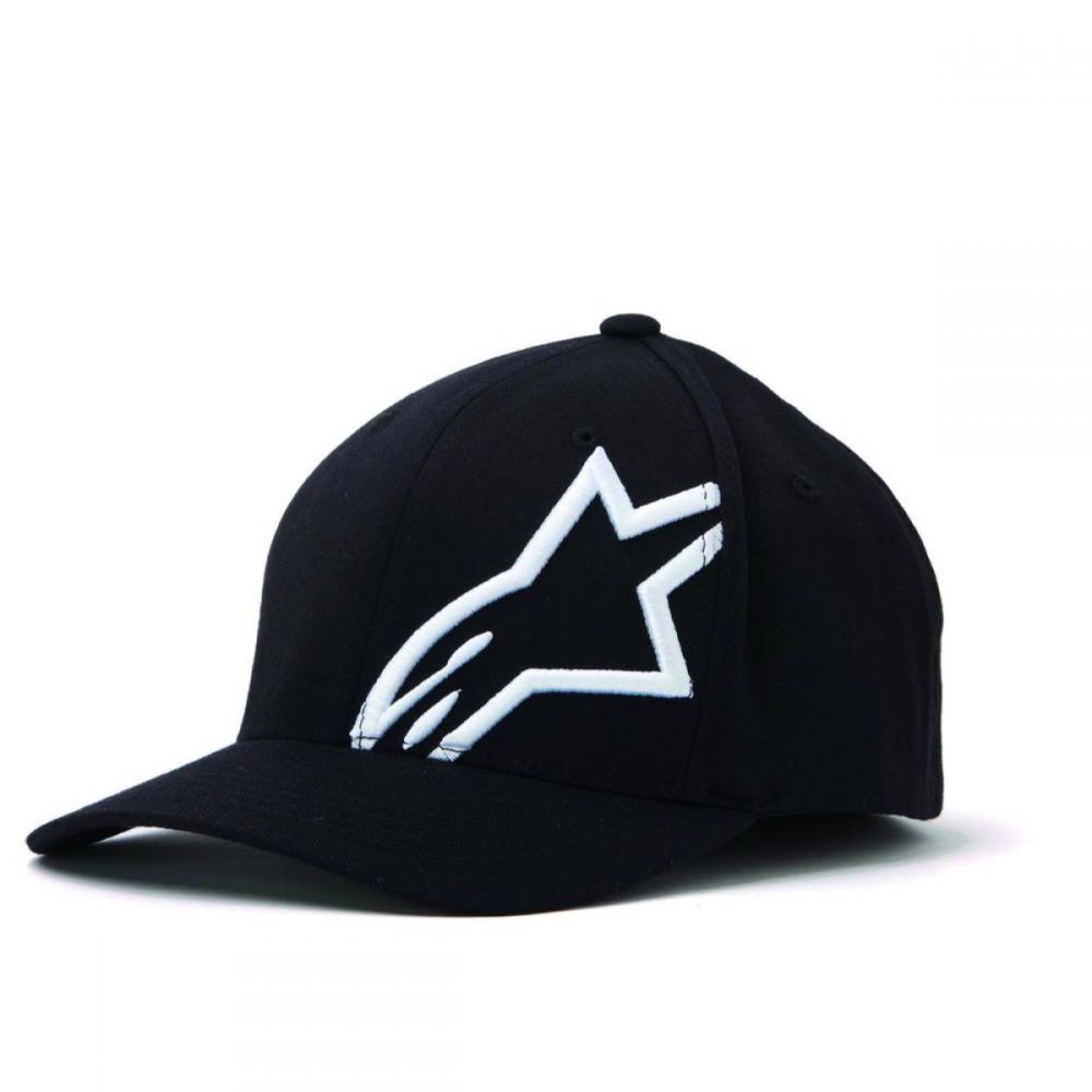 CORP SHIFT 2 CURVED BILL HAT BLACK/WHITE