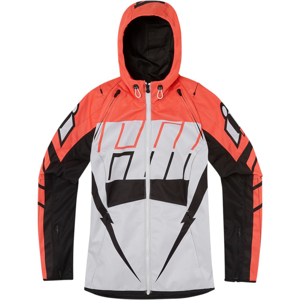 Women Textile Jacket Airform Retro Coral