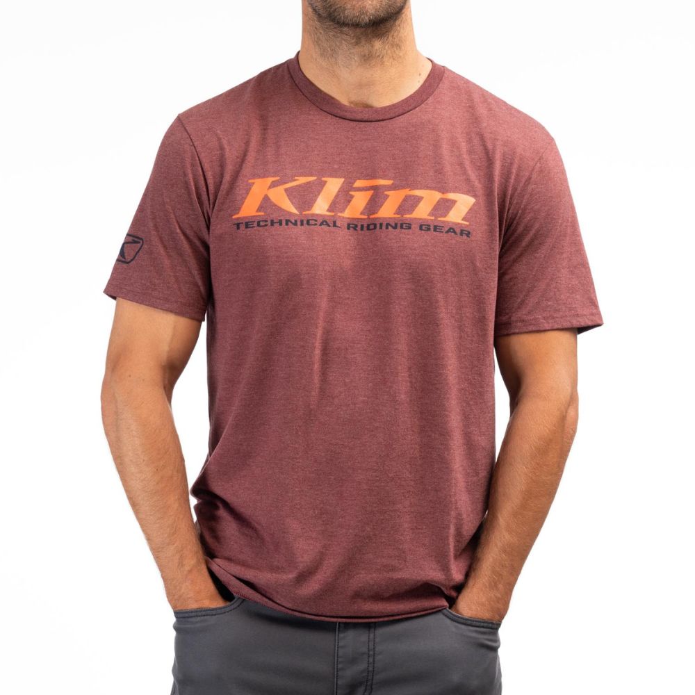 K Corp SS Tee Maroon Frost/Red Orange 24