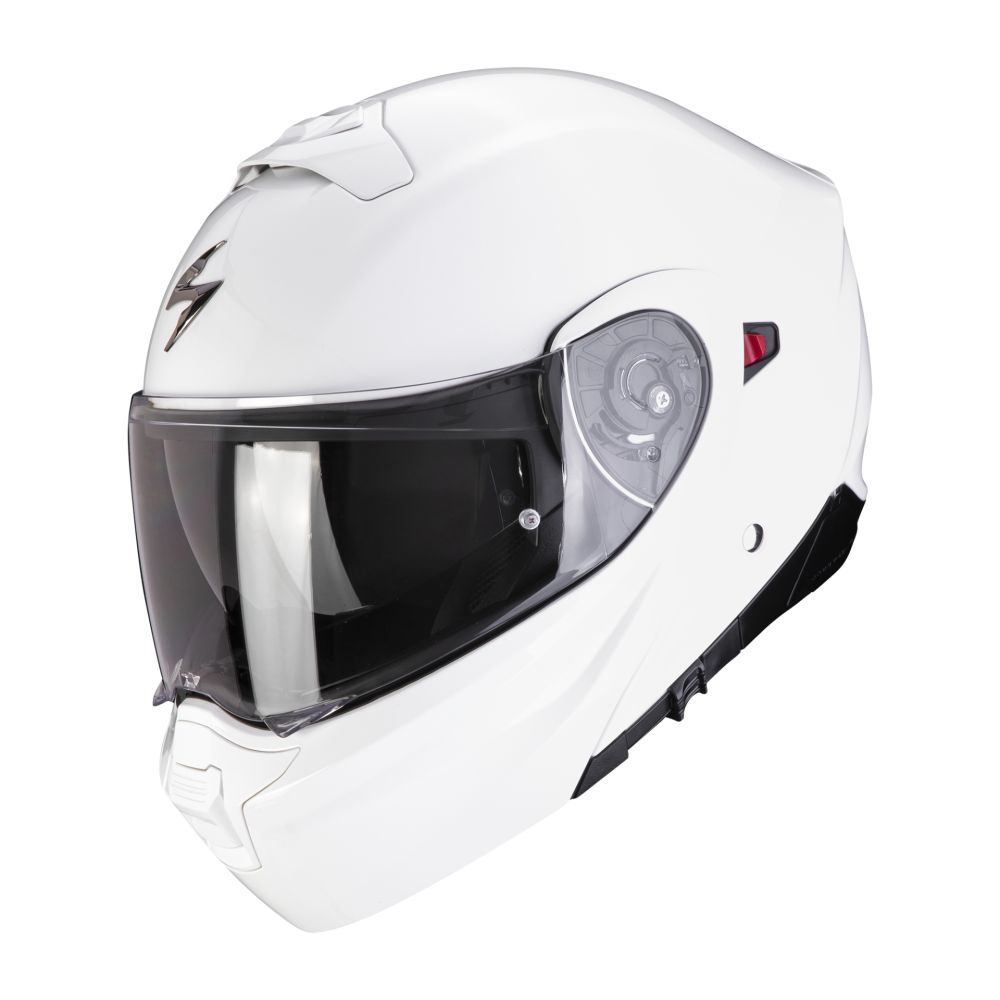 Casca Moto Flip-Up Scorpion Exo 930 Evo Solid Alb