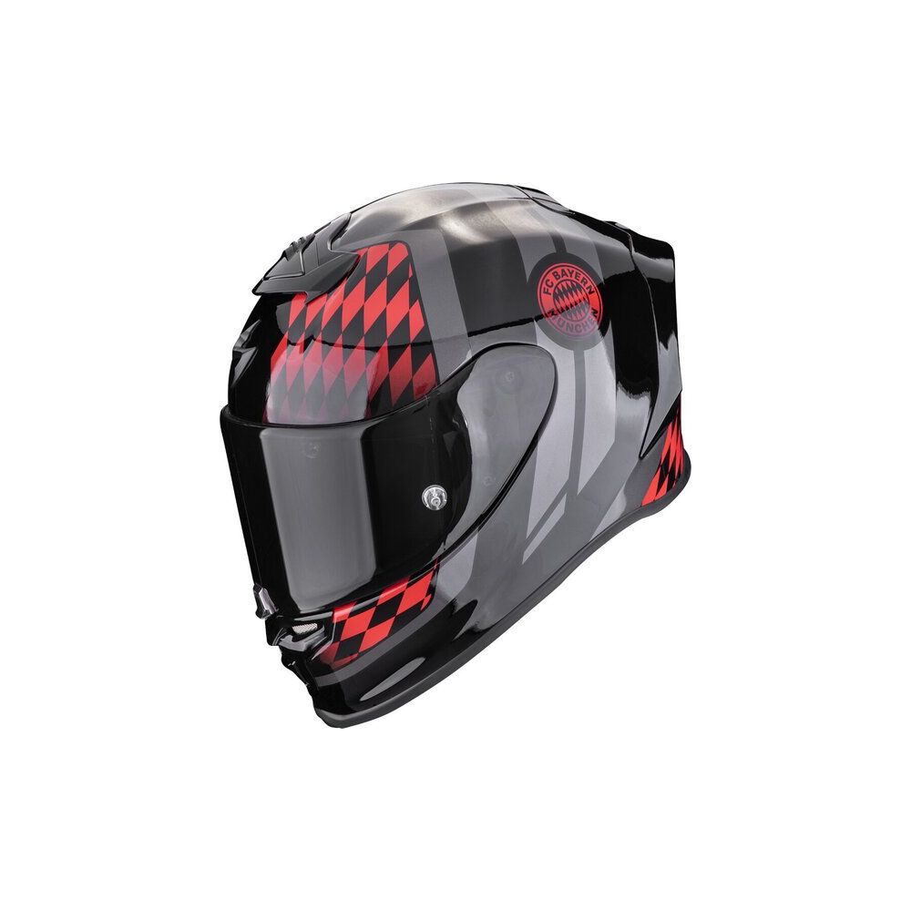 Full-Face Moto Helmet Exo-R1 Evo Air Fc Bayern Black/Grey/Red 2024