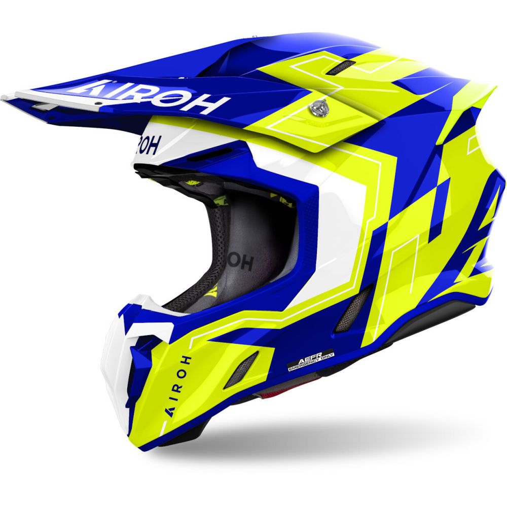 Moto MX/Enduro Helmet Twist 3 Dizzy Blue Yellow 24