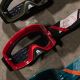 Ochelari Enduro Kingpin Fuzion White/Red Clear Lens 23