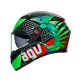 Casca Moto Full-Face K3 E2206 Mplk Kamaleon Black/Red/Green