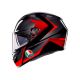 Casca Moto K3 Agv E2206 Mplk Striga Black/Grey/Red 24