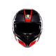 Casca Moto K3 Agv E2206 Mplk Striga Black/Grey/Red 24